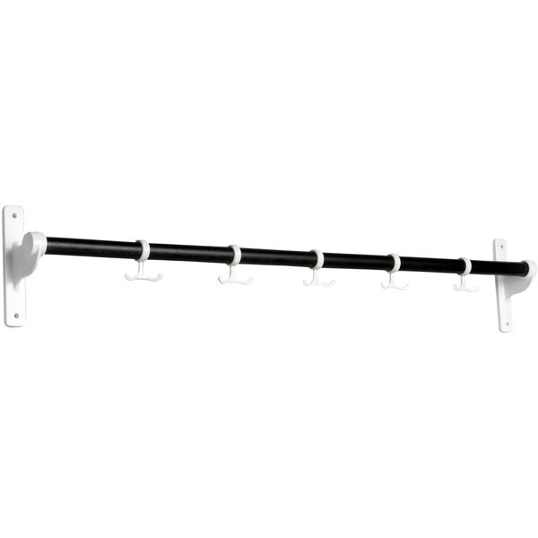 Nostalgi Knageliste 100 cm Hvid / Black Stained Oak