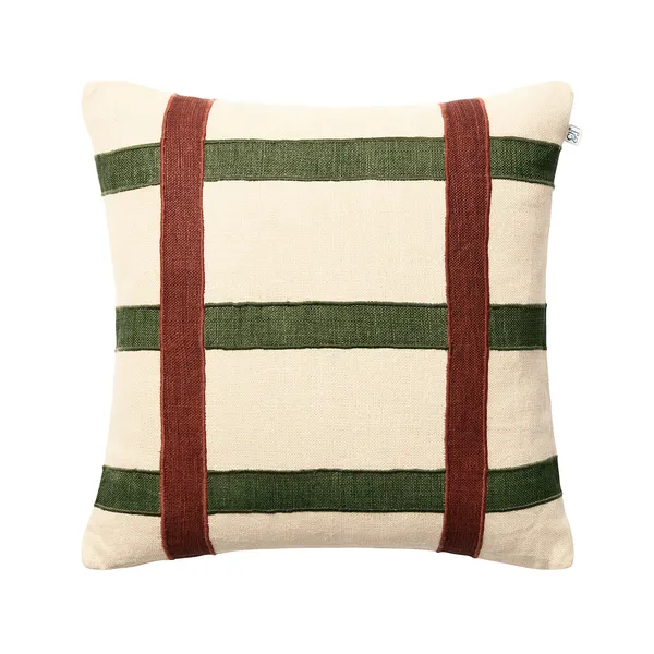Kiran Tyynynpäällinen 50x50 cm Terracotta/Cactus Green