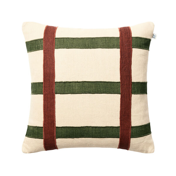 Kiran Tyynynpäällinen 50x50 cm Terracotta/Cactus Green