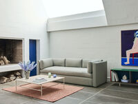Rebar Sofabord 100x104 cm Alabaster