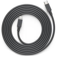 Cable 1 Ladekabel USB-C / Lightning 2 m Stockholm Black
