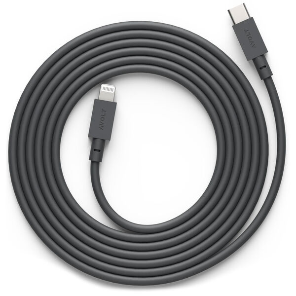 Cable 1 Opladningskabel USB-C / Lightning 2 m Gotland Grey