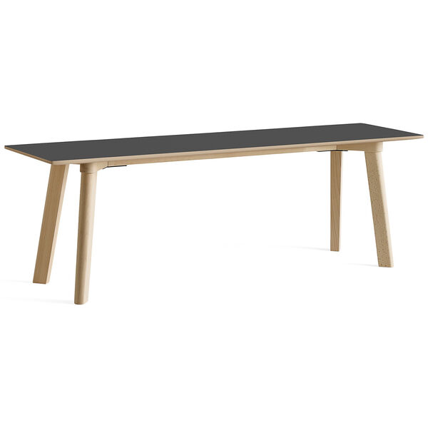 CPH Deux 215 2.0 Bænk 140 cm Sort / Ubehandlet Bøgetræ