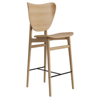 Elephant Bar Stool Oak
