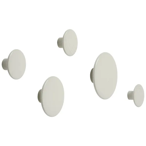 Dots Kroge Træ 5-pak Offwhite