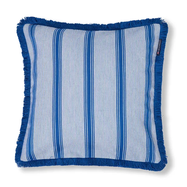 Tyynynpäällinen Raidallinen 50x50 cm Sininen