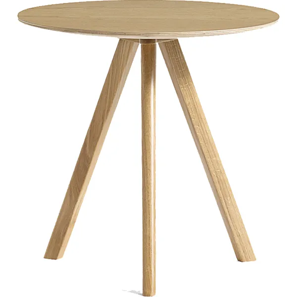 CPH 10 2.0 Sidebord Ø50x49 cm Vannbasert Lakkert Eik / Eik