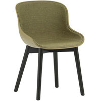 Hyg Stol Polstret Front Olive / Svart Eik