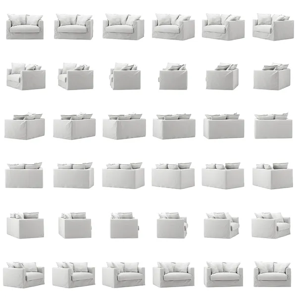 Le Grand Air Love Seat Bomuld Hvidt