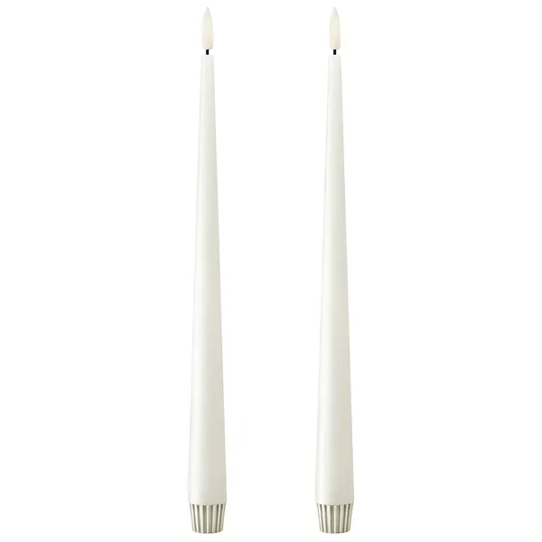 Led-Kynttilät 2 kpl:n pakkaus 30 cm Silky