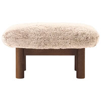 Brasilia Ottoman Mørkbejdset Eg Sheepskin Nature