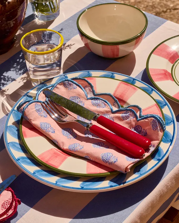 Swirl Tallrik 28 cm Blå