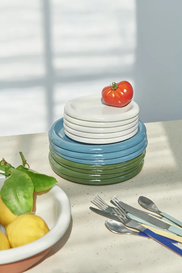 Barro Plate Set of 2 Ø24 cm Dark Blue