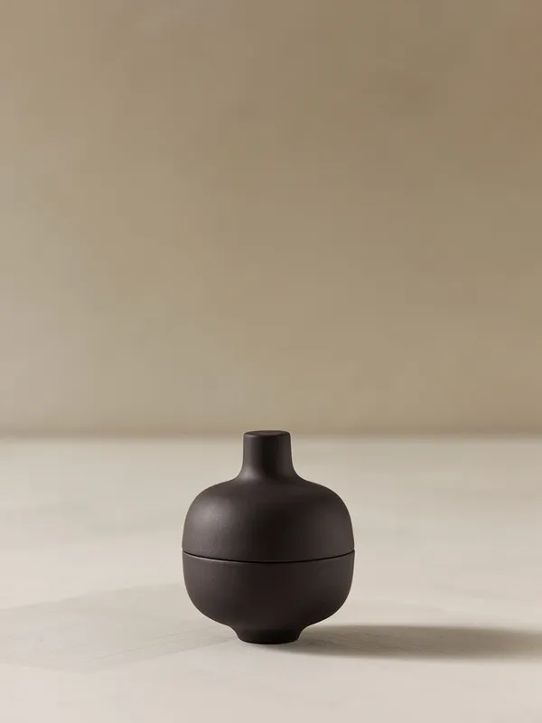 Sand Secrets Skål Ø82 Black Clay