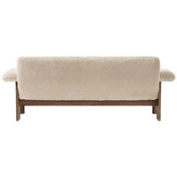 Brasilia 2-Sitssoffa Walnut / Sheepskin Nature