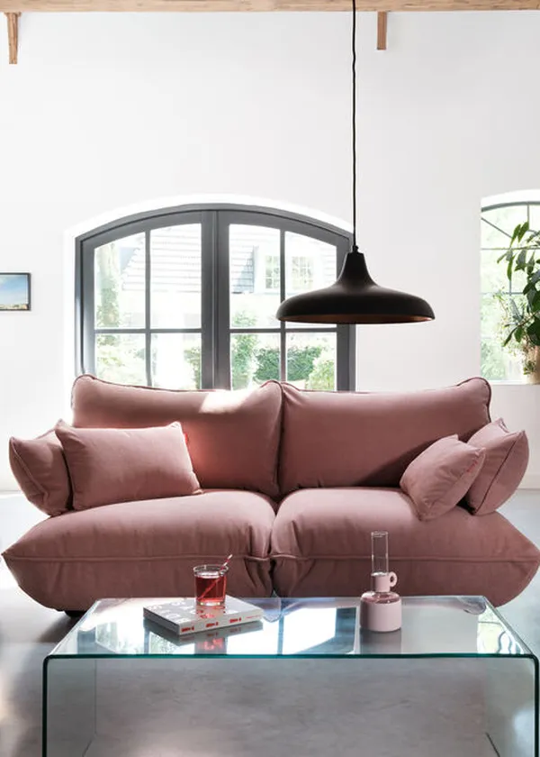 Sumo Left Cord Recycled Hjørnedel Soft Pink