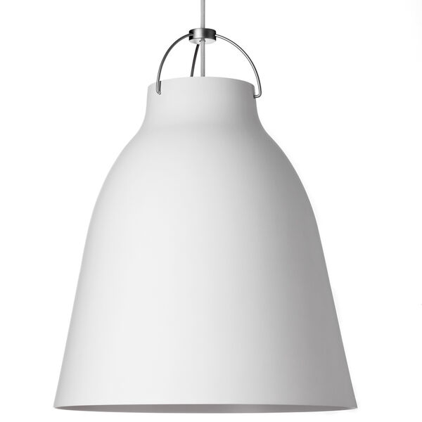 Caravaggio Loftslampe P3 6m Ledning Mat Hvid