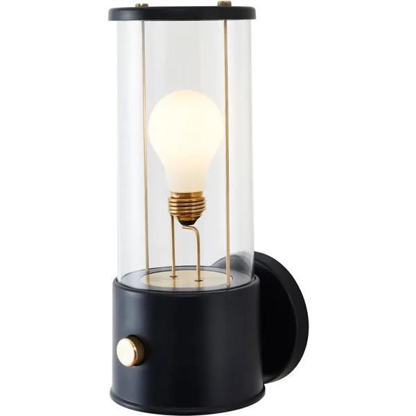 The Muse Wall Lamp Hackles Black