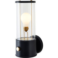 The Muse Wall Lamp Hackles Black