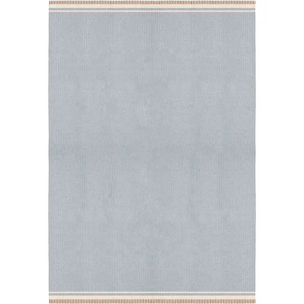 Röllakan Solid Ullteppe 140x200 cm Sky Blue