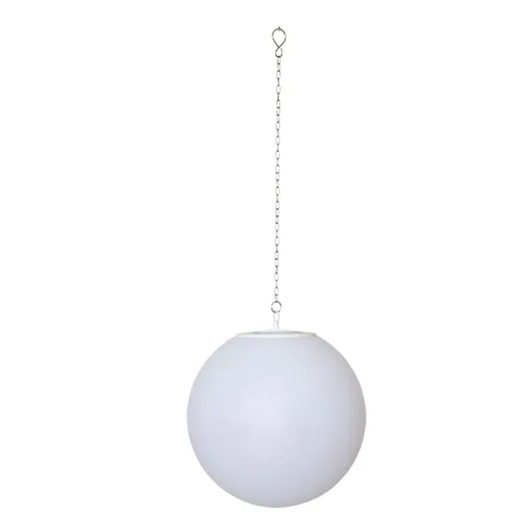 Globy Hengende Solcelle Klode 30 cm Hvit