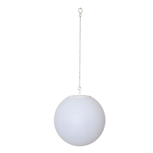 Globy Hängande Solcellsglob 30 cm Vit