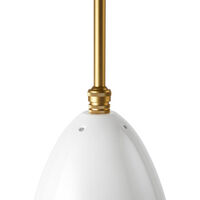 Gräshoppa Riippuvalaisin Glossy Alabaster White