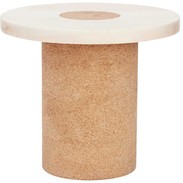 Sintra Bord White Marble Ø 39 cm