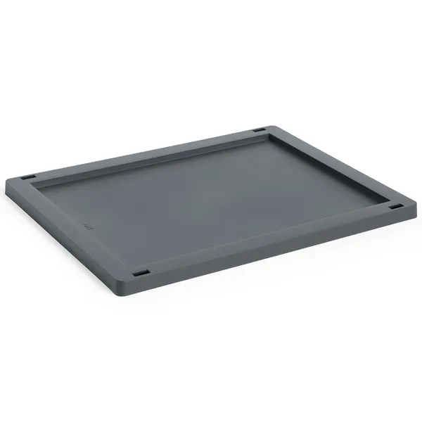 Colour Crate Plastic Medium Låg Charcoal
