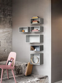 Mini Stacked Hylde L Lysegrå