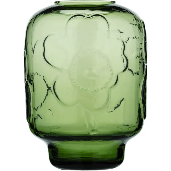 Unikko Glasvas 18 cm Oliv