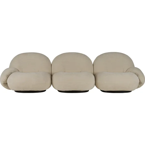 Pacha Soffa 3-Sits PG4 Belsuede 007 / Black Base