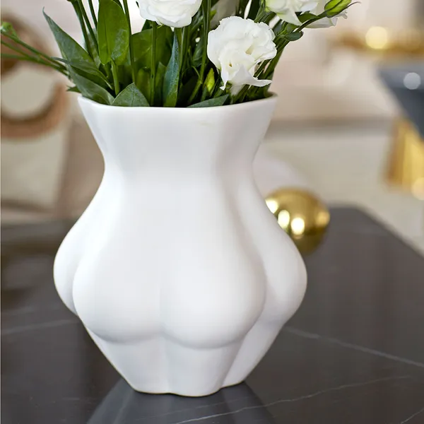 Muse Kiki's Derriere Vase Hvit