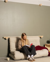 Hooked Sovesofa Soft Chalk