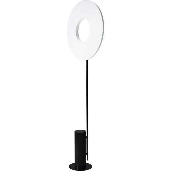 Iris Totem Golvlampa 60 cm Vit / Svart Marmor