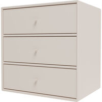 Mini 1007 Hylla Med Tre Lådor Clay