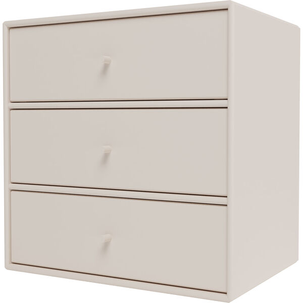 Mini 1007 Hylde Med Tre Skuffer Clay