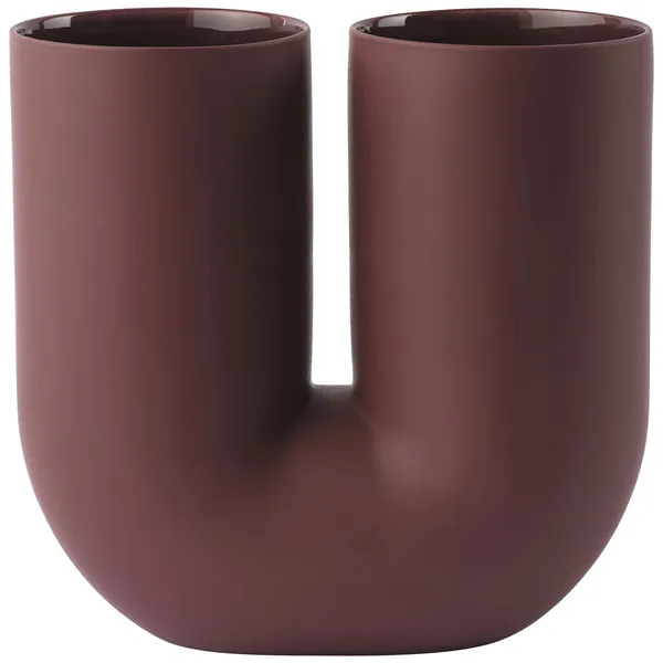 Kink Vase 26 cm Deep Red
