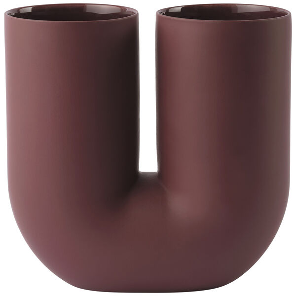 Kink Vaasi 26 cm Deep Red