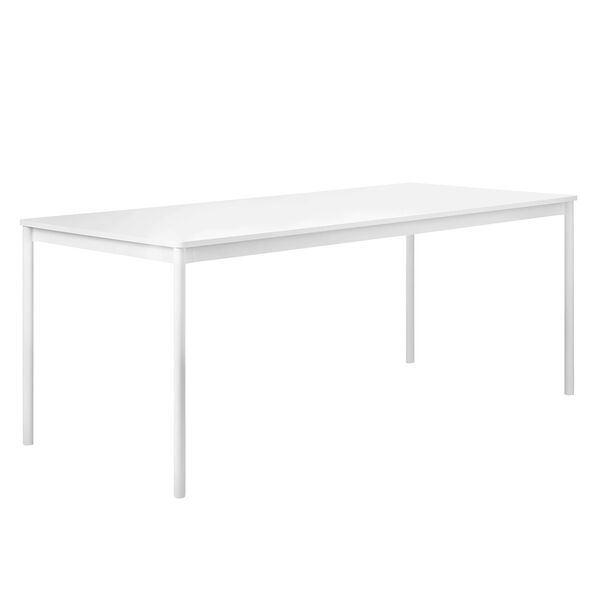 Base Bord 85x190 cm Laminat Hvit