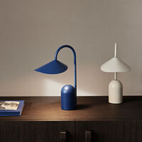 Arum Transportabel Lampe Clear Blue