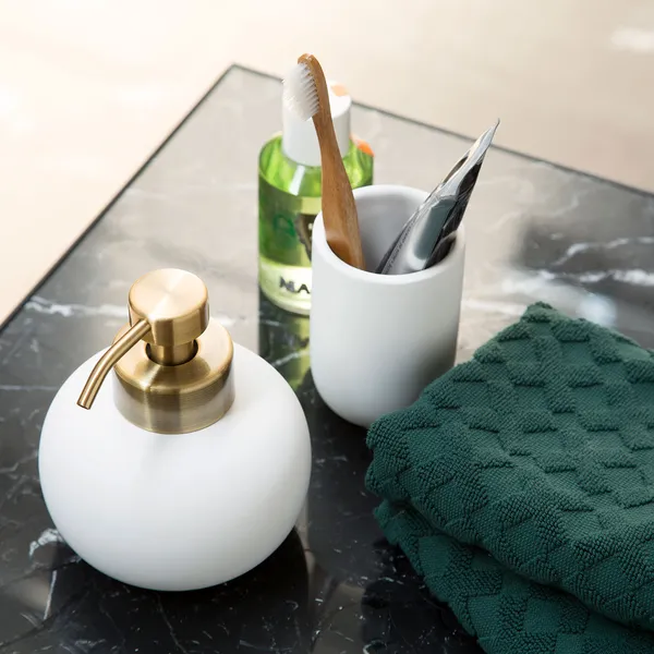 Lotus Tvålpump Låg Vit