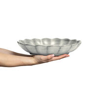 Oyster Skål 31 cm Grå