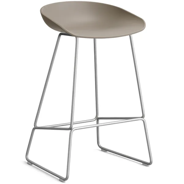 AAS 38 2.0 Barstol 65 cm Rostfritt Stål / Khaki