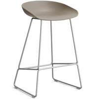 AAS 38 2.0 Barstol 65 cm Rostfritt Stål / Khaki