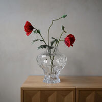 Ammonit Vase 30 cm Klar