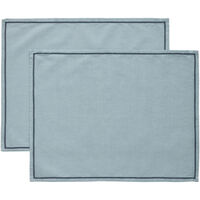 Sienna Dækkeserviet 2-pak 35x45 cm Dusty Blue