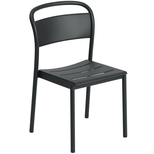 Linear Stol Stål Antrasitt