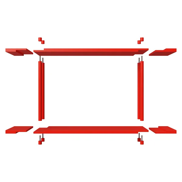 Bond Shelf W206 Red