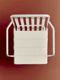 Terrazza Seat Cushion 40x40 cm Cream White